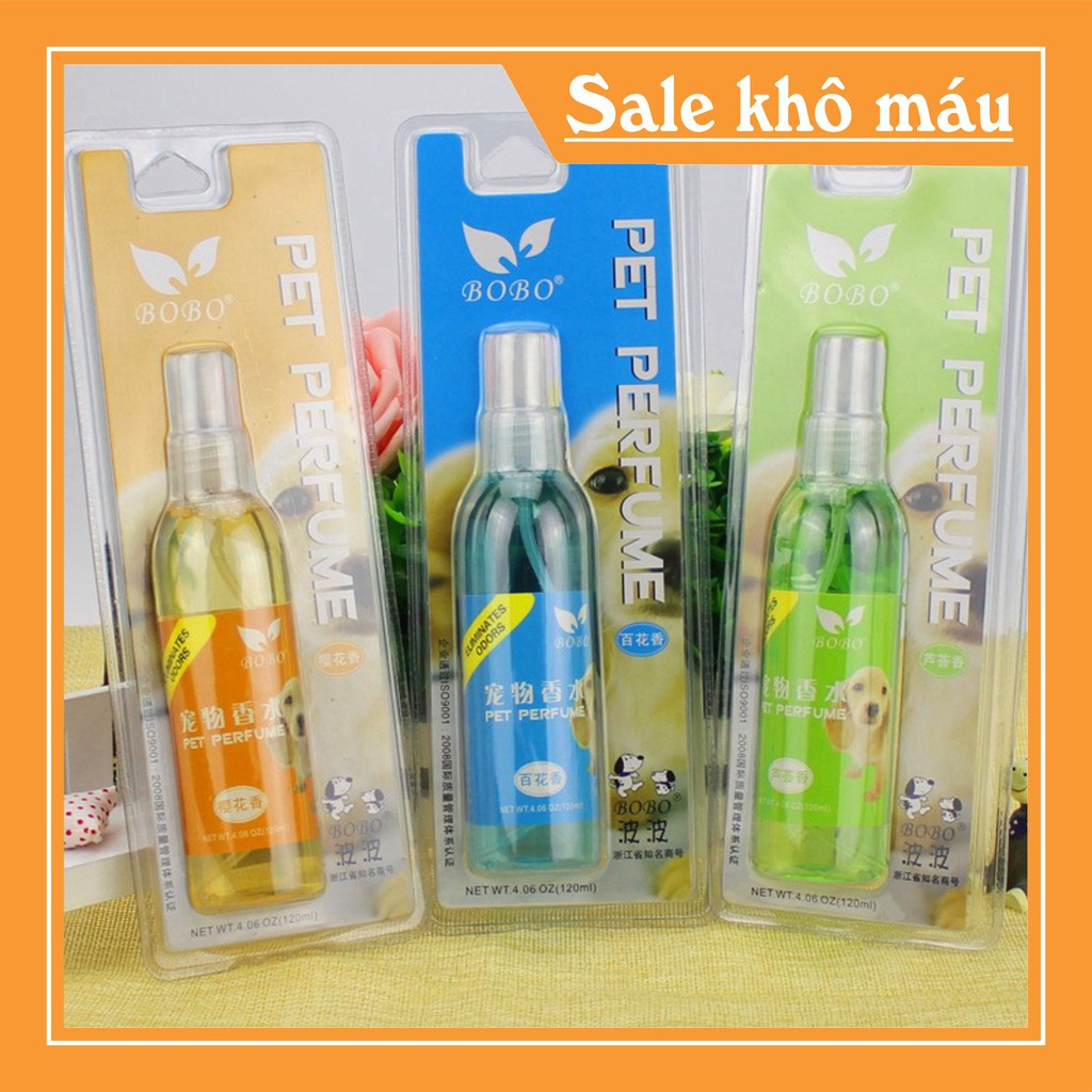 [FLASH SALE]  Nước hoa BoBo cho chó mèo