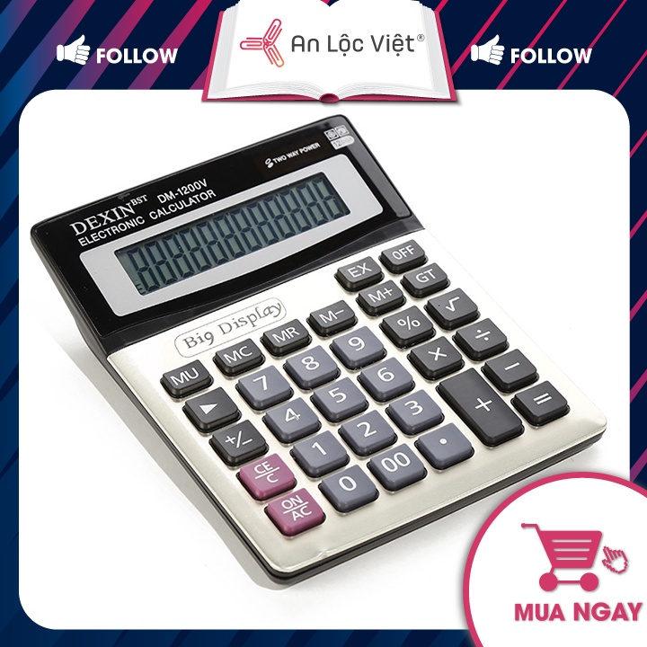 Máy tính cầm tay Dexin DM-1200V