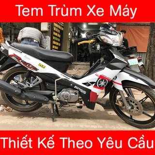 Tem Trùm Sirius Đen Trắng Racing