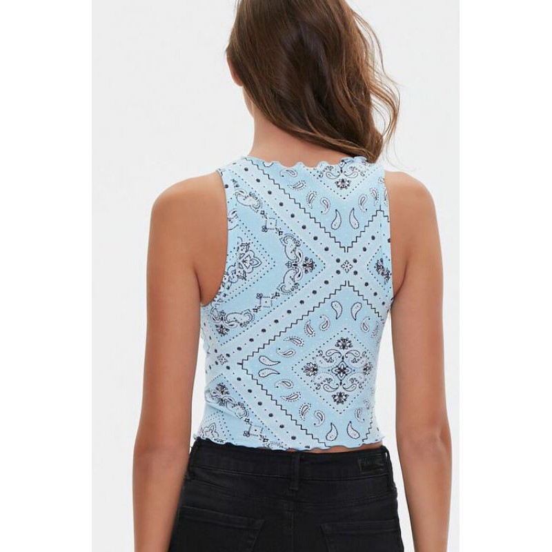 [Mã WASKT410K giảm 10K đơn 50K] áo crop top balo hoa văn hiệu F21 xuất xin | BigBuy360 - bigbuy360.vn