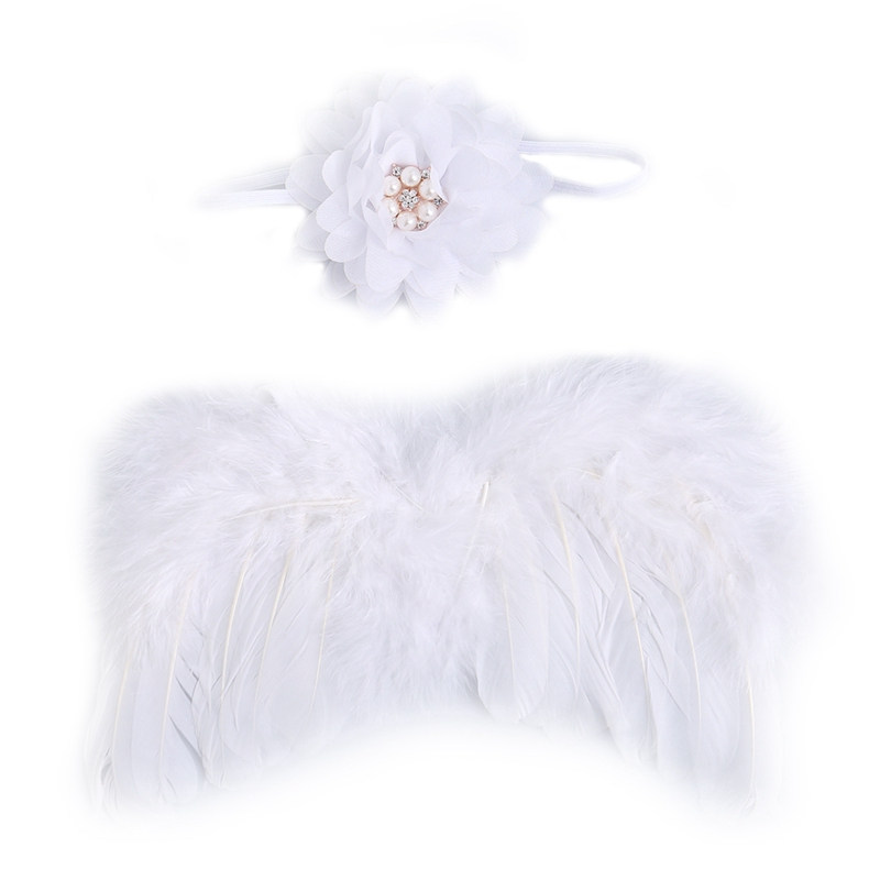 Set Đôi Cánh Thiên Thần + Băng Đô Xinh Xắn Dành Cho Bé Chụp Ảnh