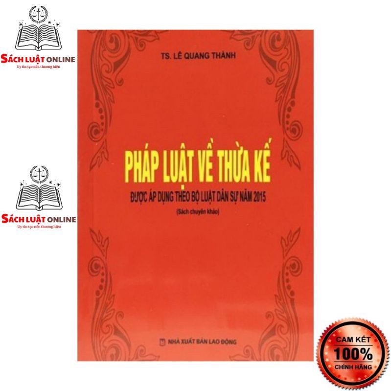 Sách - Pháp luật về thừa kế được áp dụng theo BLDS năm 2015