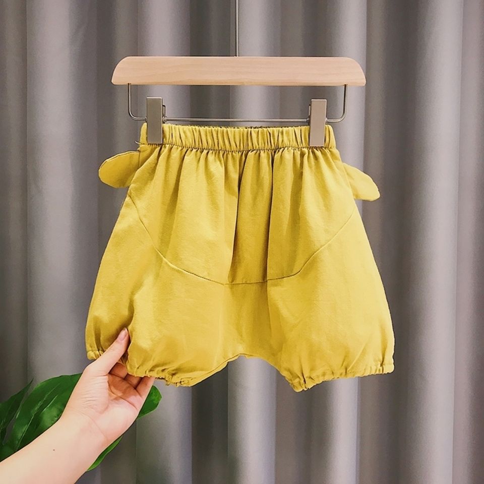 Quần Short Dáng Rộng In Họa Tiết Bò Sữa Phong Cách Phương Tây Hàn Quốc Thời Trang Mùa Hè Mới Dành Cho Bé Gái 2022