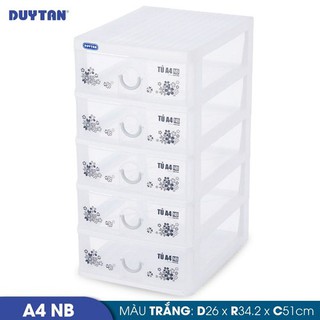 Tủ nhựa Duy Tân A4 NẮP BẰNG - 3,4,5 NGĂN