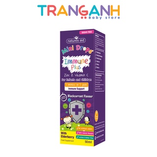 Tăng đề kháng cho bé Natures Aid Immune Plus Zinc & vitamin C