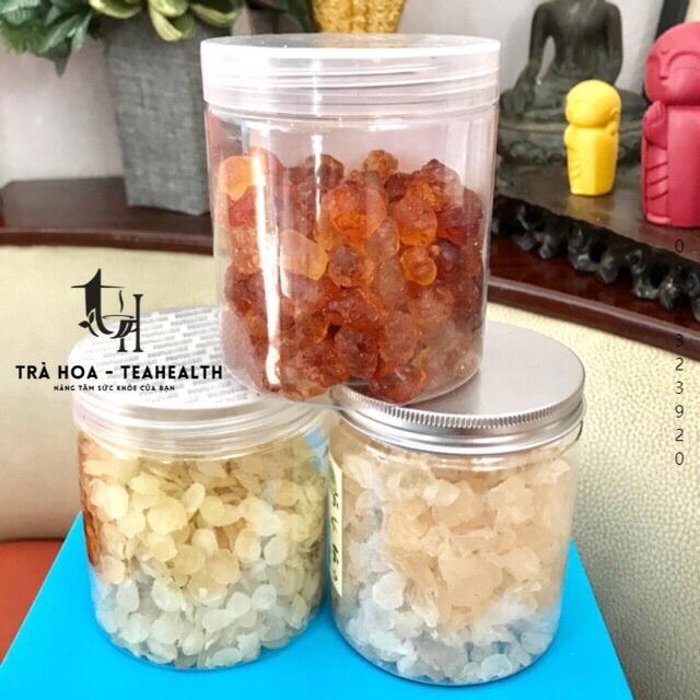 300G Tuyết Yến + Nhựa Đào + Hạt Bồ Mễ Tặng Táo Đỏ HSD: 20/5/2025