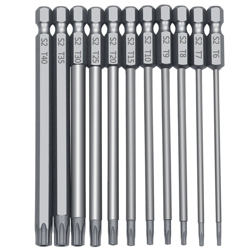 Bộ Mũi Lục Giác Hoa Thị Bắn Vít Chuôi Lục Giác - Đầy Đủ Các Cỡ  Cho Khoan Pin, Khoan Điện