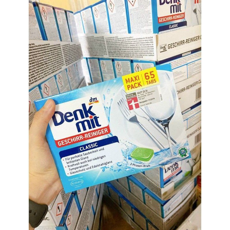 Viên rửa chén bát Denkmit Geschirr Reiniger nhập khẩu Đức