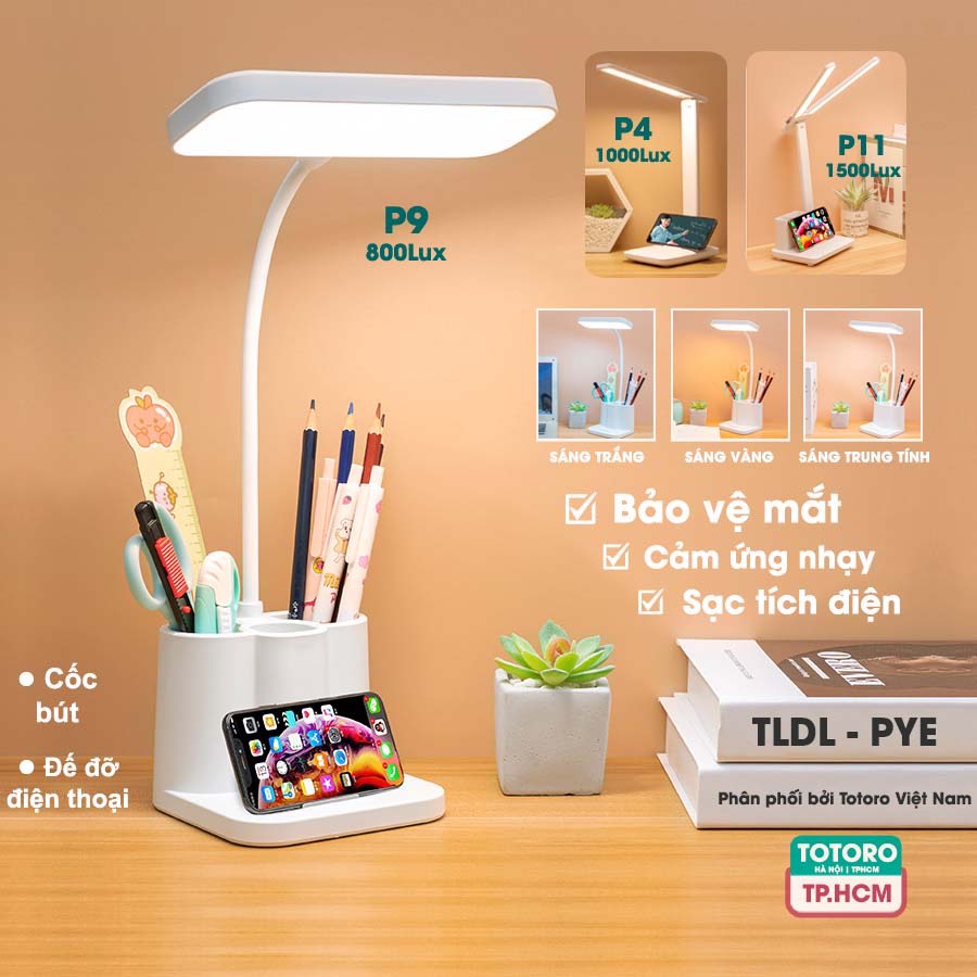 Đèn LED để bàn chống mỏi mắt, chống cận Hỗ Trợ Làm Việc , Học Tập