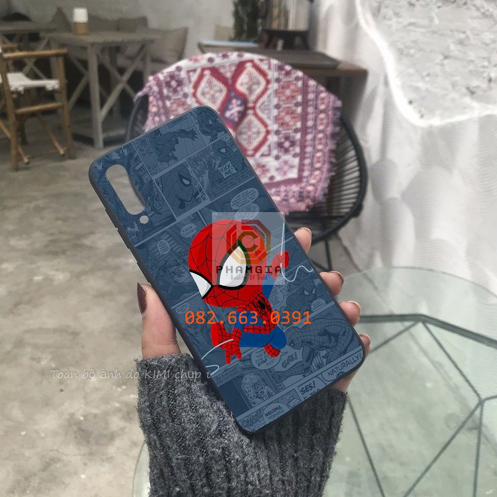 Ốp lưng ép kính chống bể Vsmart Live các siêu anh hùng