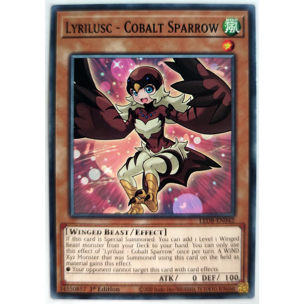 [Thẻ Yugioh] Lyrilusc - Cobalt Sparrow |EN| Common (ARC-V)