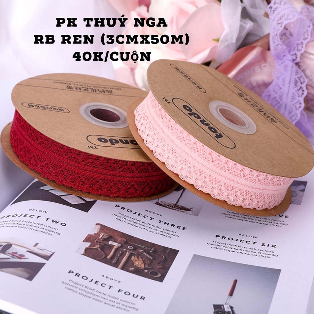 RUYBANG REN (3CMX25M) TRANG TRÍ BÁNH KEM