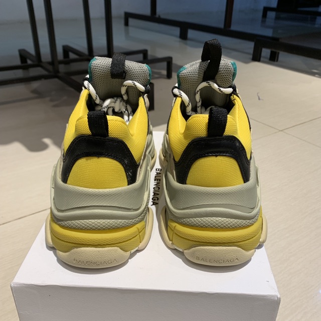 | Ảnh Thật | Giày Balen Triple S Vàng Xanh Nam Nữ | BigBuy360 - bigbuy360.vn