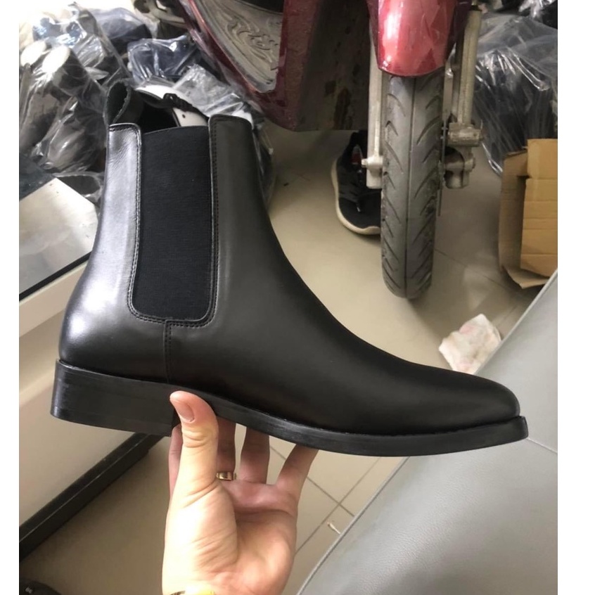 [ Đế Phíp ] Giày Chelsea Boots công sở, da bò nguyên tấm