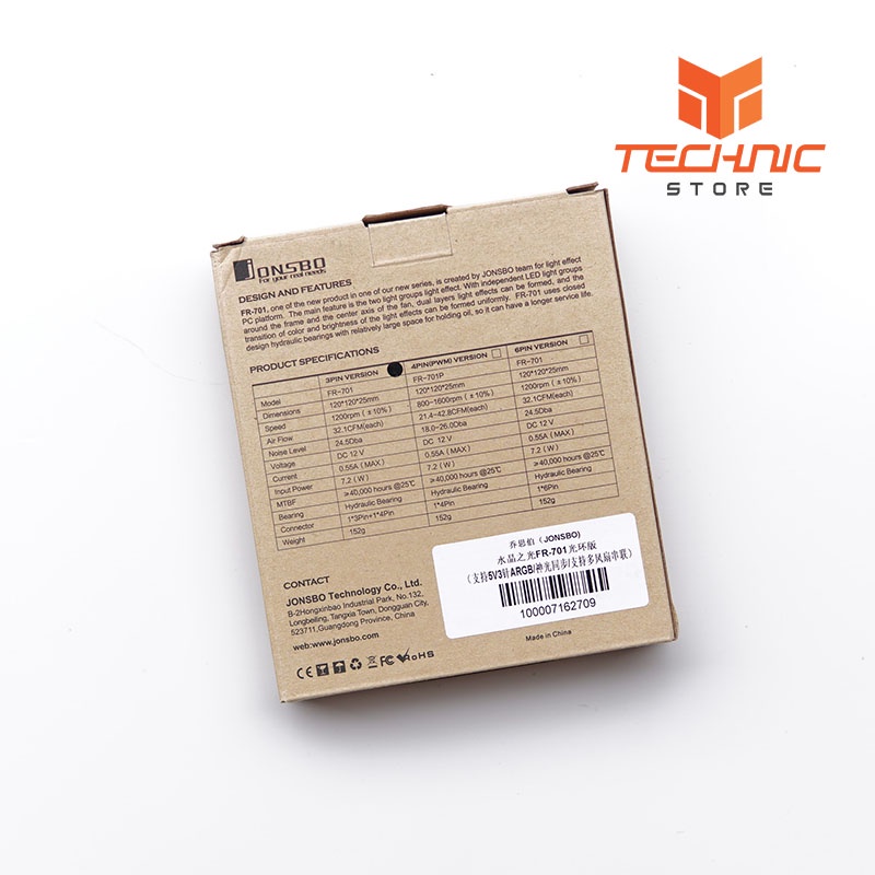 Quạt tản nhiệt Jonsbo FR-701 HALO ARGB
