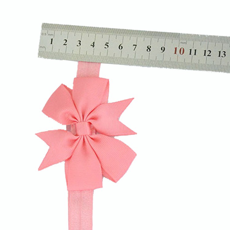 Băng đô gân đuôi ngựa hình nơ chữ V cho trẻ em