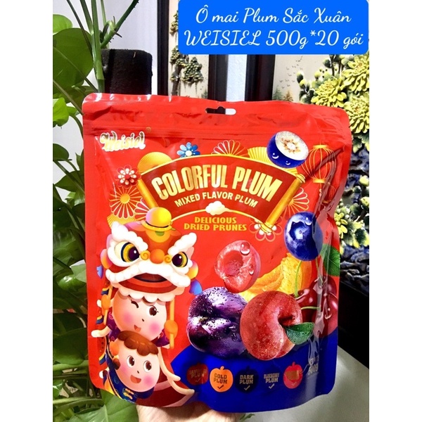 [Mã 154FMCGSALE giảm 8% đơn 500K] Ô mai mix plum sắc xuân 500g