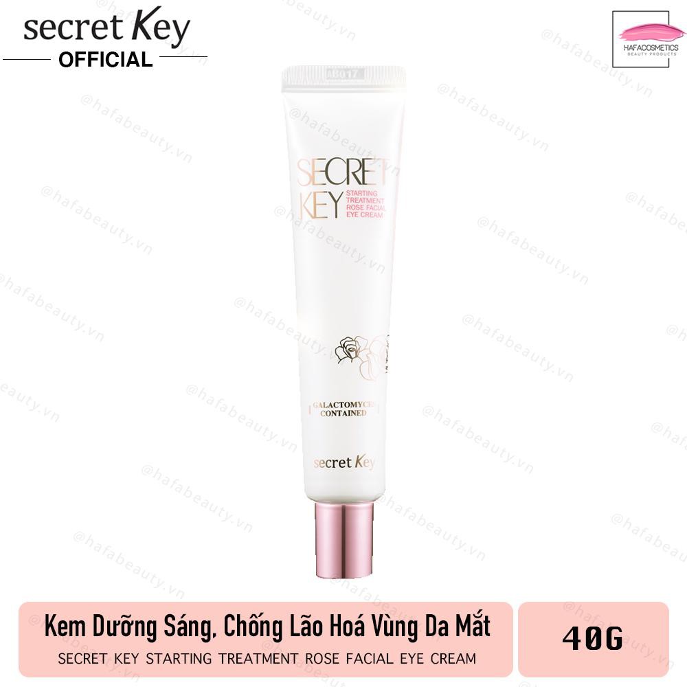 Kem dưỡng chống nhăn và trắng sáng vùng da mắt Secret Key Starting Treatment Rose Facial Eye Cream 40g - HAFA BEAUTY