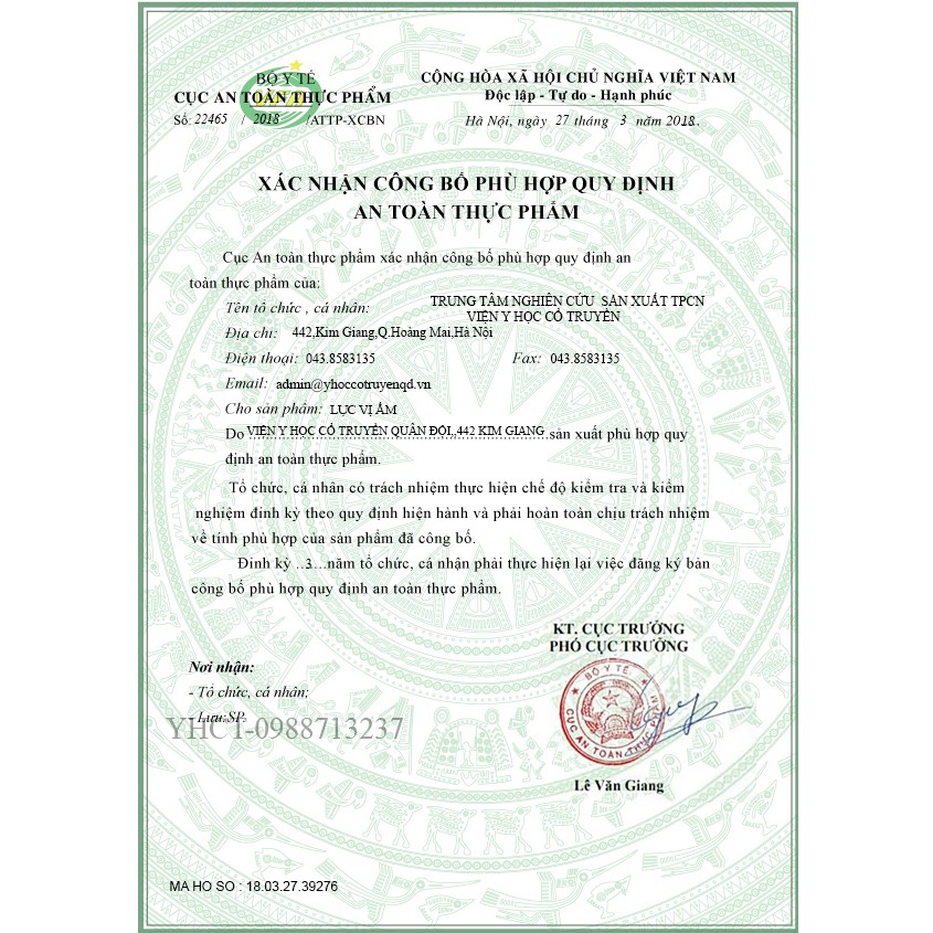 Lục vị ẩm - yhct