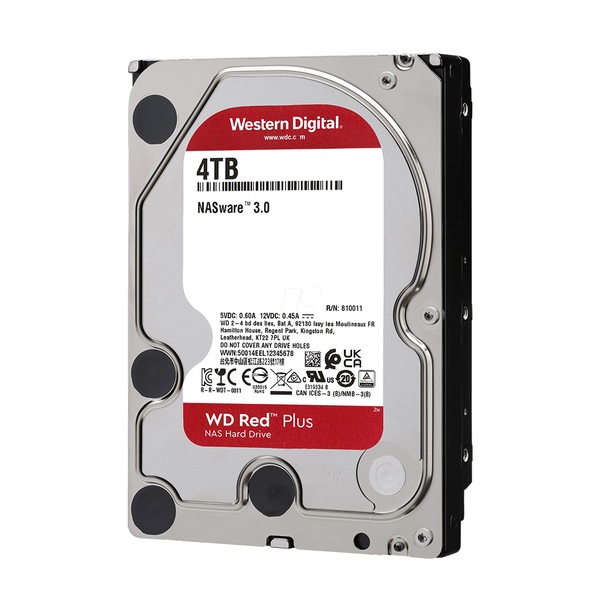 Ổ Cứng HDD 3.5&quot; Western Digital Red Plus SATA III - 4TB / 6TB / 8TB / 10TB / 12TB Bảo hành 3 năm - Chính hãng WD