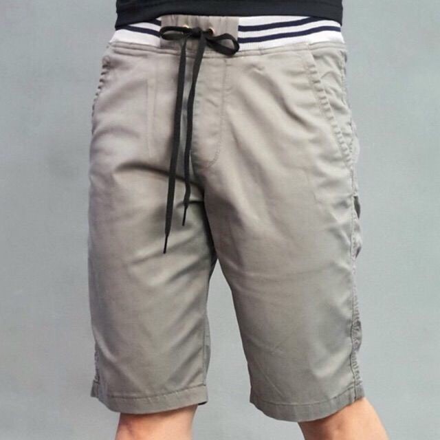 Quần Short Nam kaki phối lưng thun vải đẹp