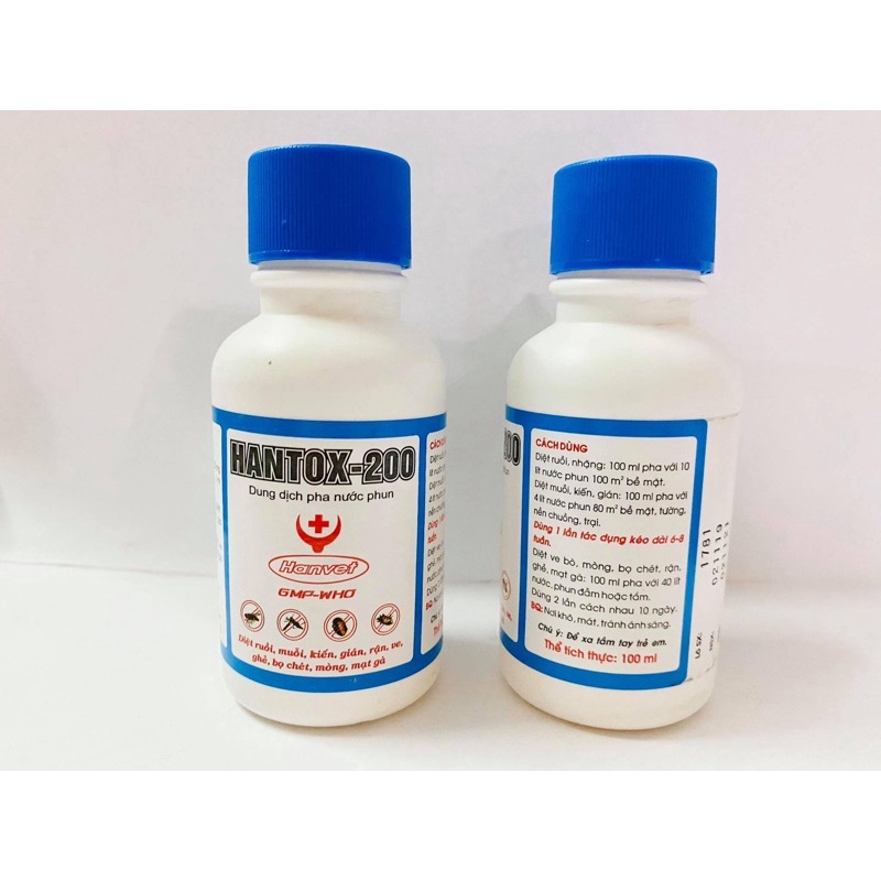 Hantox 200 Diệt muỗi và tất cả các loại côn trùng rất hiệu quả