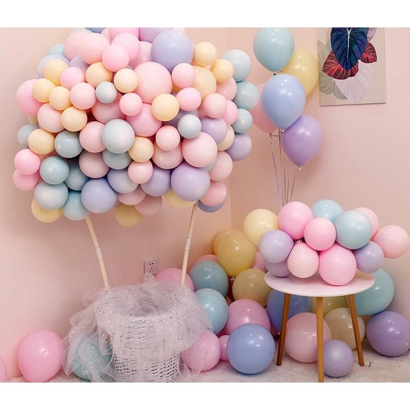 Set 5 Bong Bóng 12Inch Màu Sắc Lấp Lánh Trang Trí Tiệc