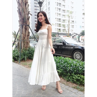váy maxi đan dây ngực