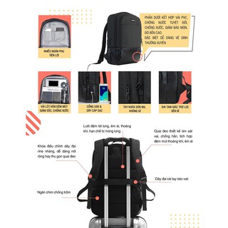BALO DU LỊCH CHỐNG SỐC H-BL01