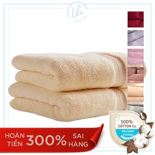 ❤️SET 2❤️ khăn tắm cao cấp VIECOTTON 70x140 100% cotton siêu dày siêu mềm mịn thấm hút - Cam kết giao đúng màu