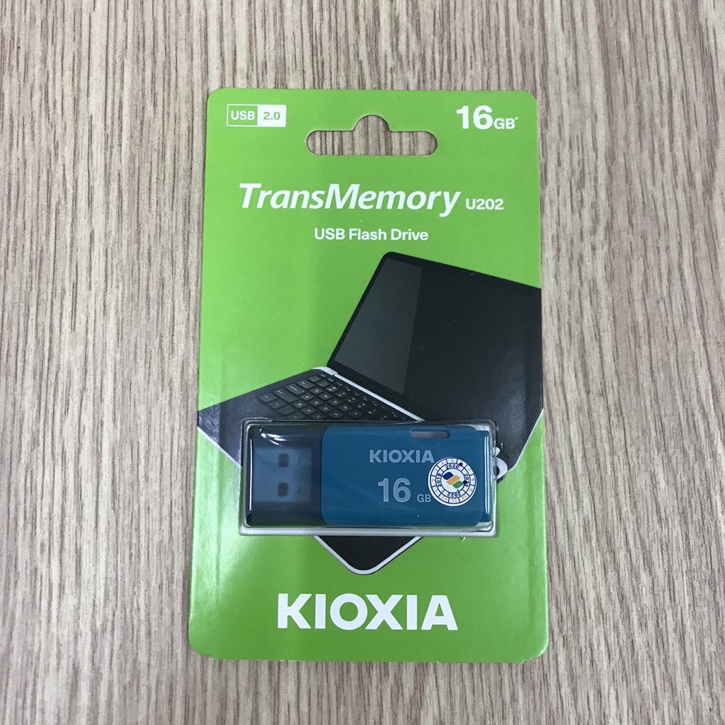 USB 16GB Kioxia (Toshiba) - Sản xuất tại Nhật Bản -U202-16GB- Bảo Hành 5 Năm- Chính Hãng FPT