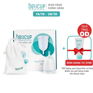 Cốc Nguyệt San BeUcup Silicol Y Tế Wacker Đức Siêu Mềm, Đạt Chuẩn FDA Hoa Kỳ
