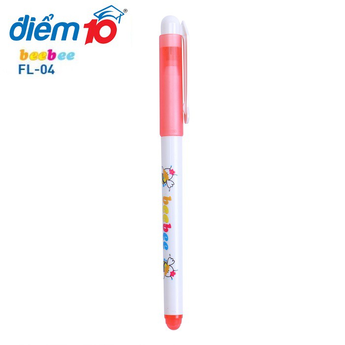 Hộp 10 cây bút lông kim BeBe 𝑻𝒉𝒊𝒆̂𝒏 𝑳𝒐𝒏𝒈 con Ong FL-04