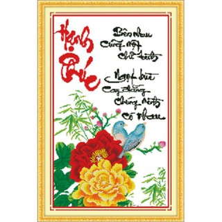 Tranh thêu hạnh phúc 222736