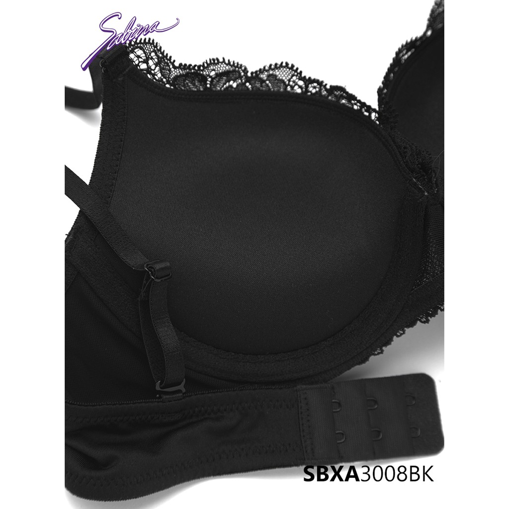 Combo Áo Lót Mút Dày Siêu Nâng Ngực Phối Ren Và Quần Đồng Bộ Đen Hoặc Da Basic Doomm Doomm By Sabina SBXA3008+SUXA3008 | BigBuy360 - bigbuy360.vn