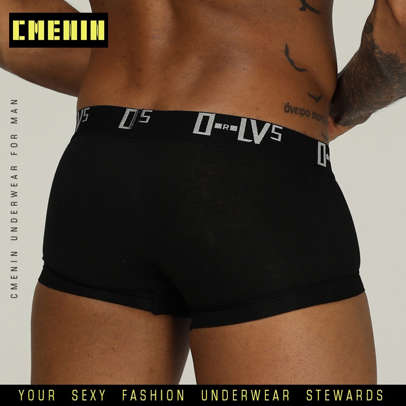 Comfortable 100% cotton boxer men underwear