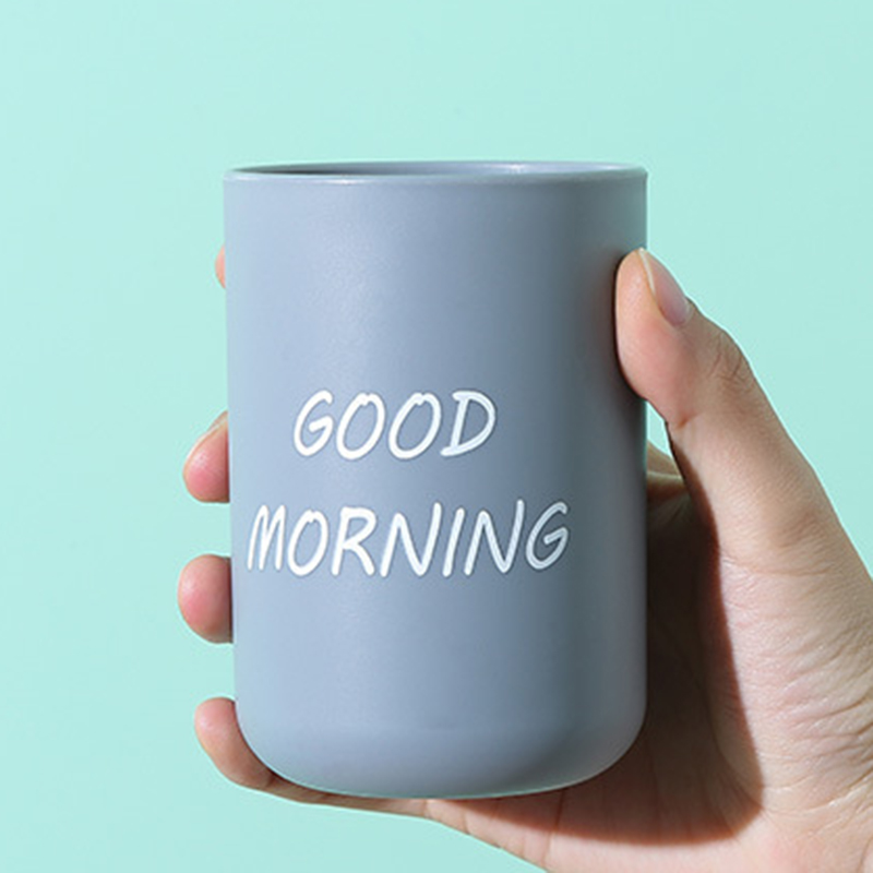 Cốc Đánh Răng Bằng Nhựa Dày Kiểu Dáng Đơn Giản