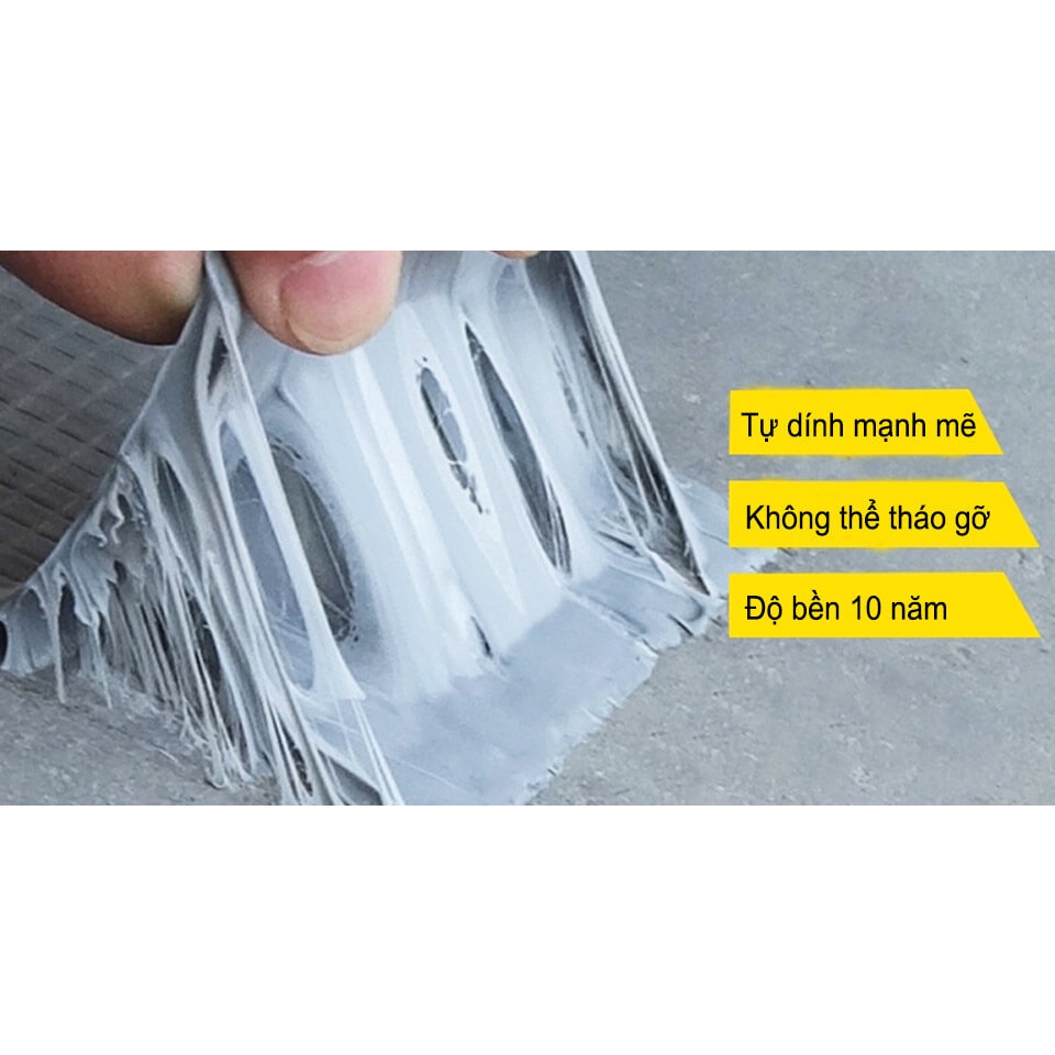 Băng Keo chống thấm SIÊU DÍNH trên mọi bề mặt, băng keo chống dột chống thấm nước khổ 5cm, 10cm , 20cm chịu nhiệt tốt