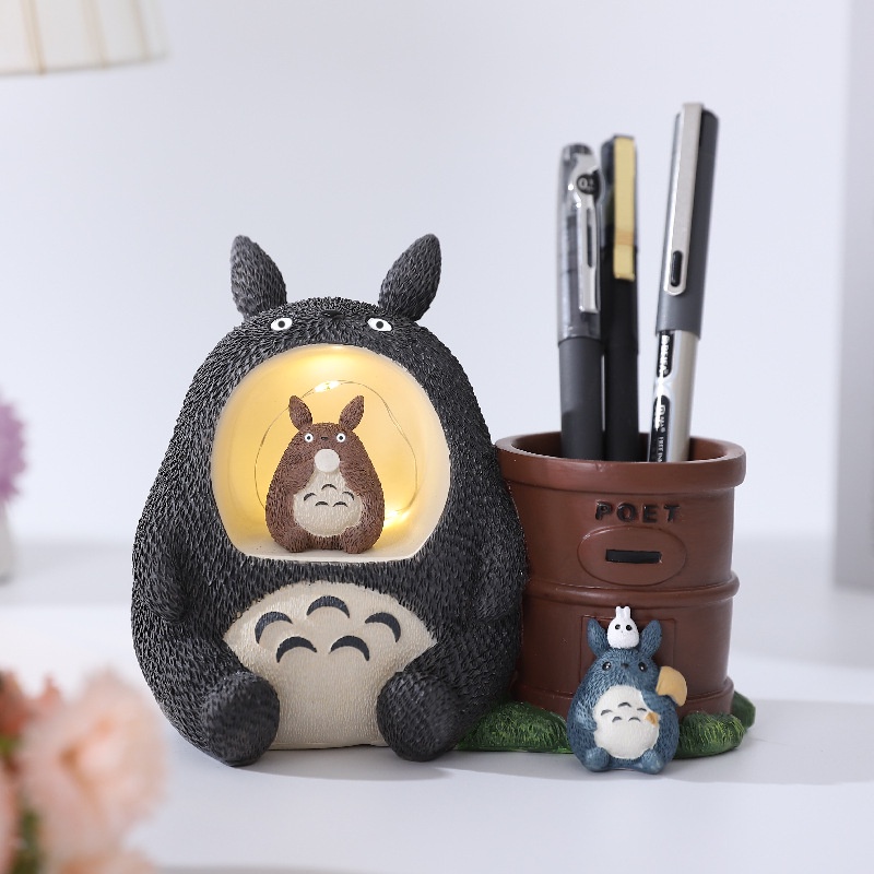 Ống Cắm Bút Đèn Trang Trí Hình Totoro