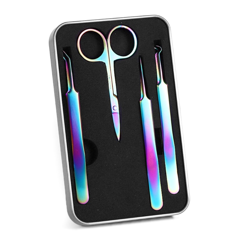 1 Bộ Dụng Cụ Làm Móng Chuyên Nghiệp Bằng Thép Không Gỉ