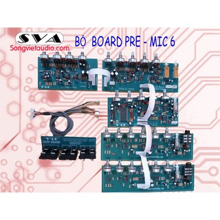 BỘ MẠCH PRE AMPLI MIC 6 VOLUME