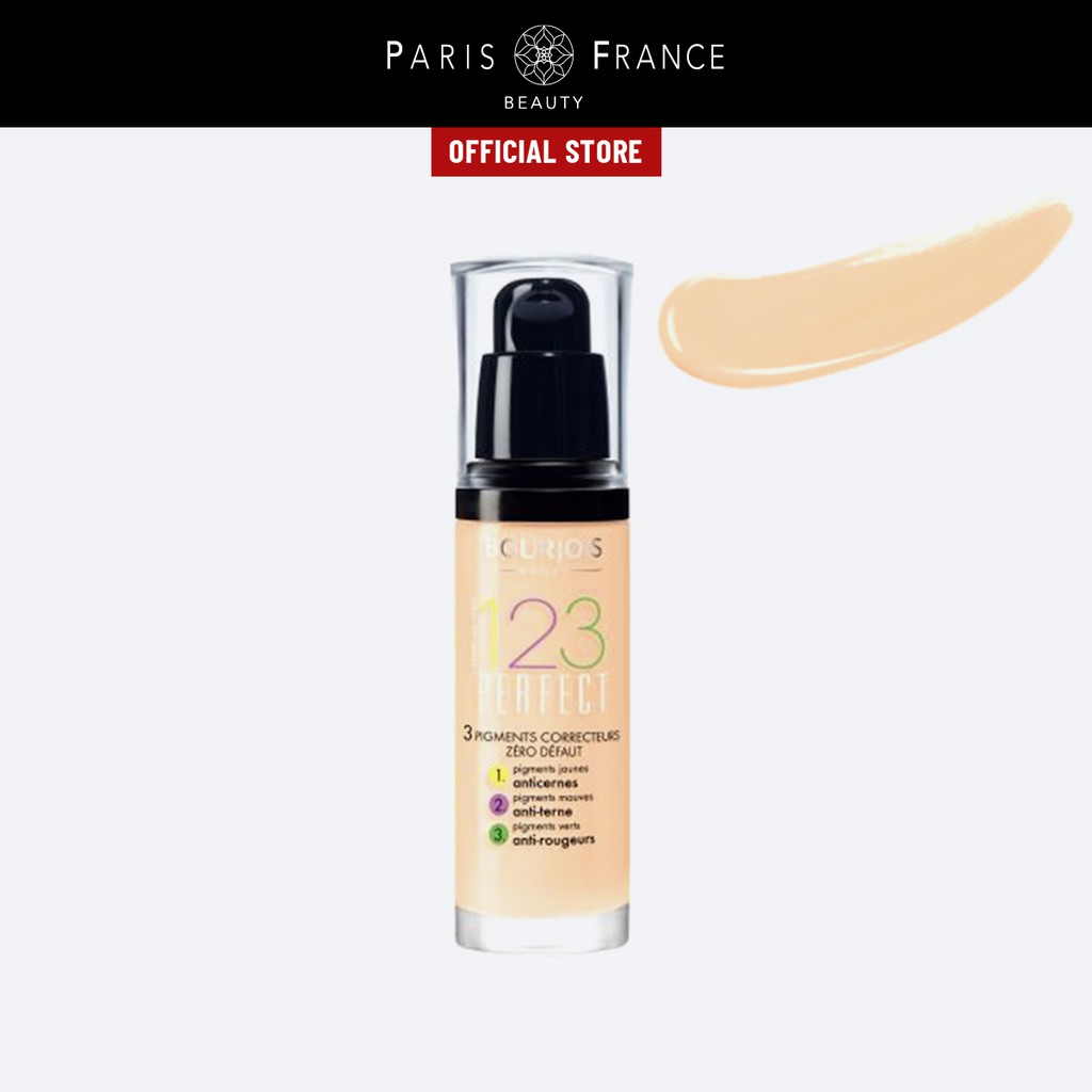 Paris France Beauty - Kem Nền Bourjois 123 Perfect 30ml