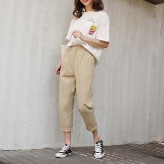 quần baggy cạp cao phong cách