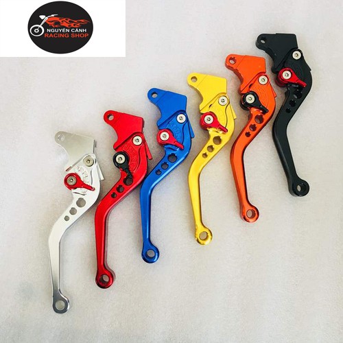 Tay thắng Đùm nhôm chỉnh 6 số CNC dành cho xe Wave,Dream