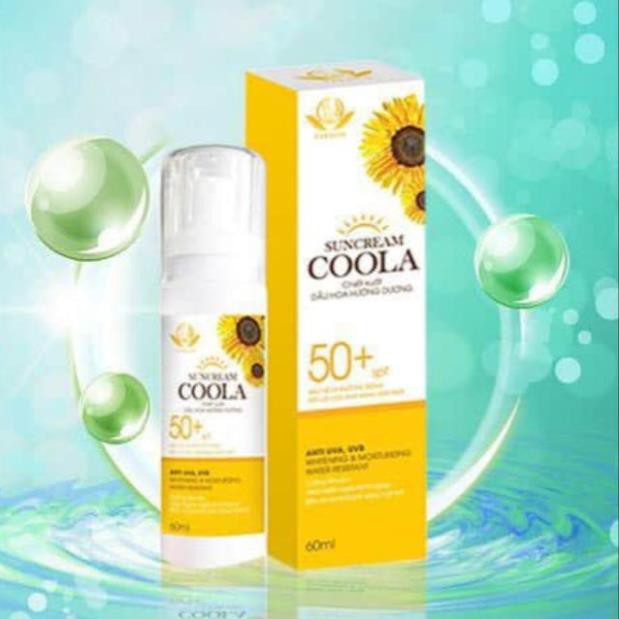 xịt chống nắg  suncream coola 60ml [hàng chuẩn]