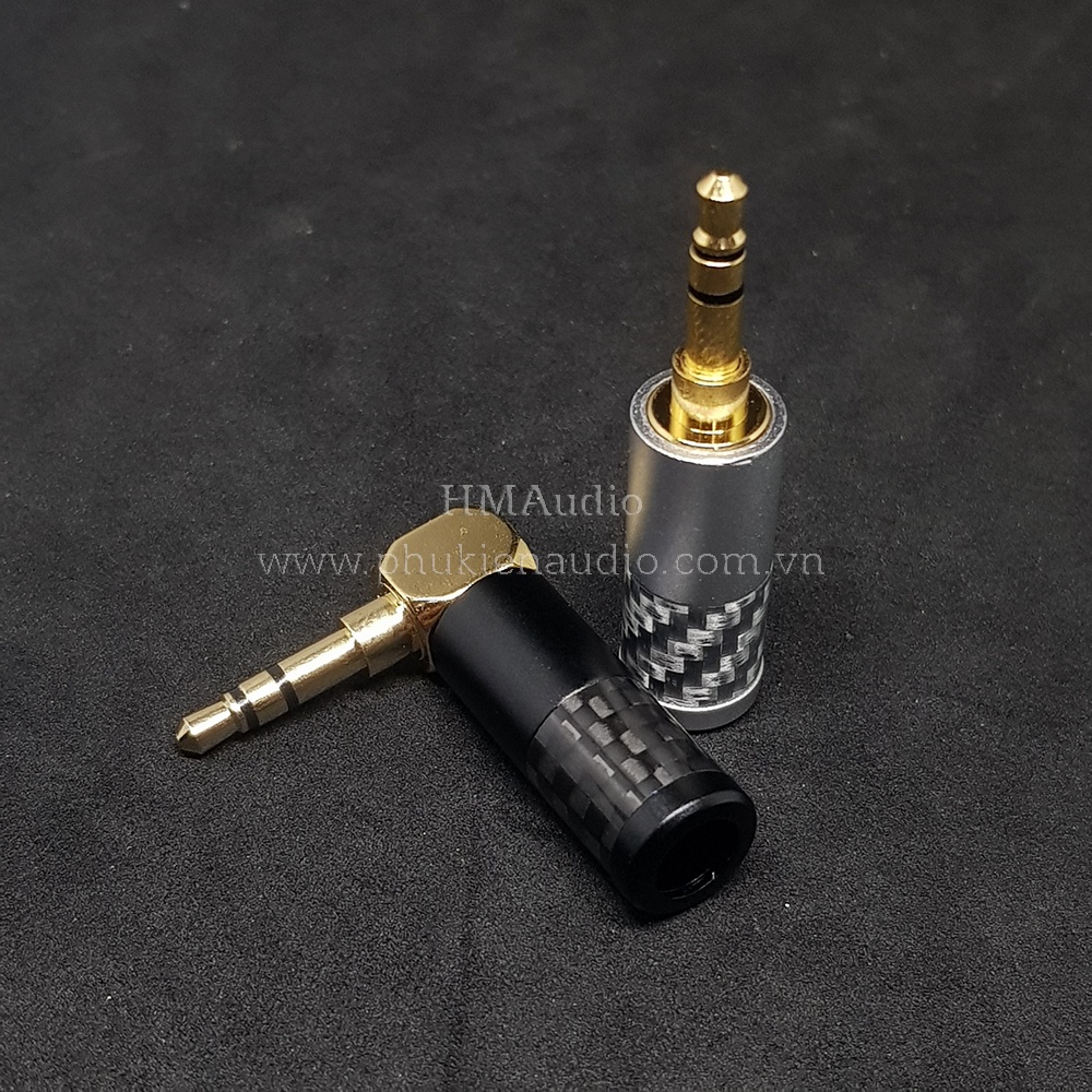 Giắc cắm tai nghe 3.5mm sợi Cacbon
