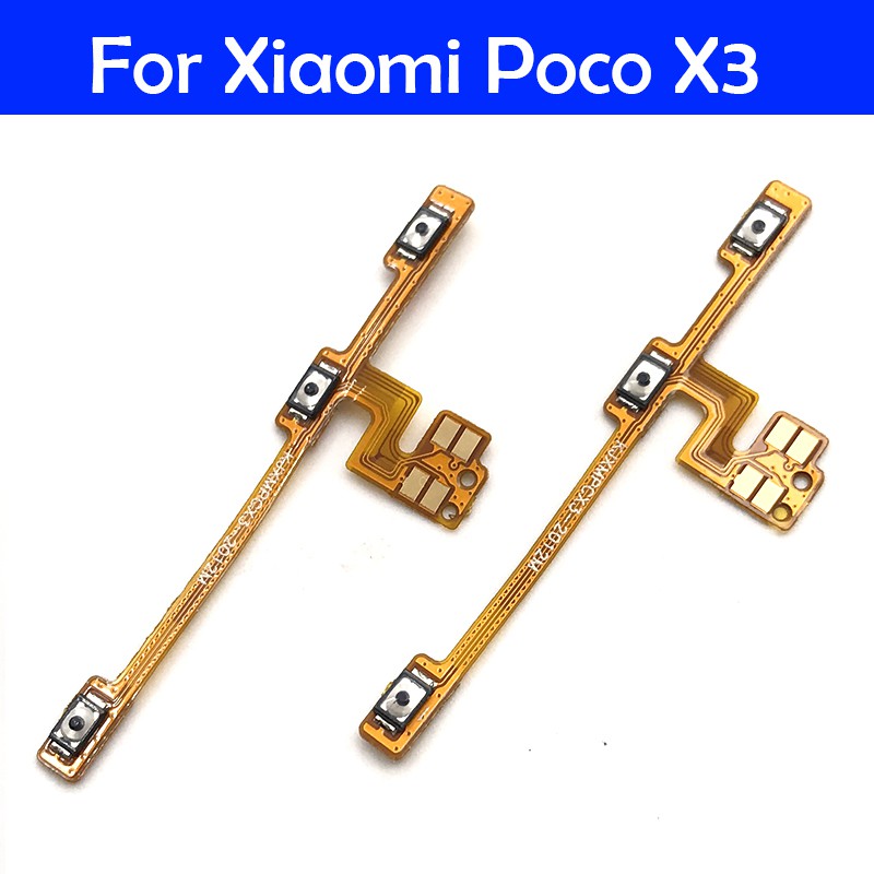 Volume Button Power Switch On Off Button Flex For Xiaomi Pocox3 Redmi 5X 3S 4A 5 Plus Note 2 5A 4 3 Pro Special Edition 