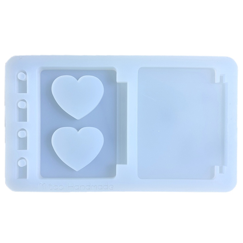 Khuôn Silicone Tạo Hình Cuốn Sách Gấp Gọn DIY