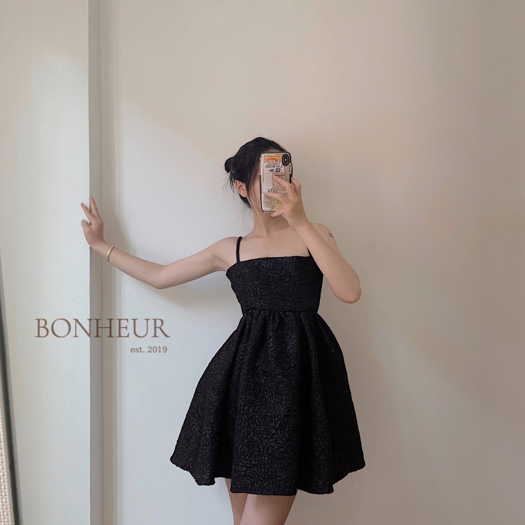 Váy hở lưng buộc dây quyến rũ trendy phong cách tiểu thư TẶNG KÈM DÁN NGỰC Katie Dress