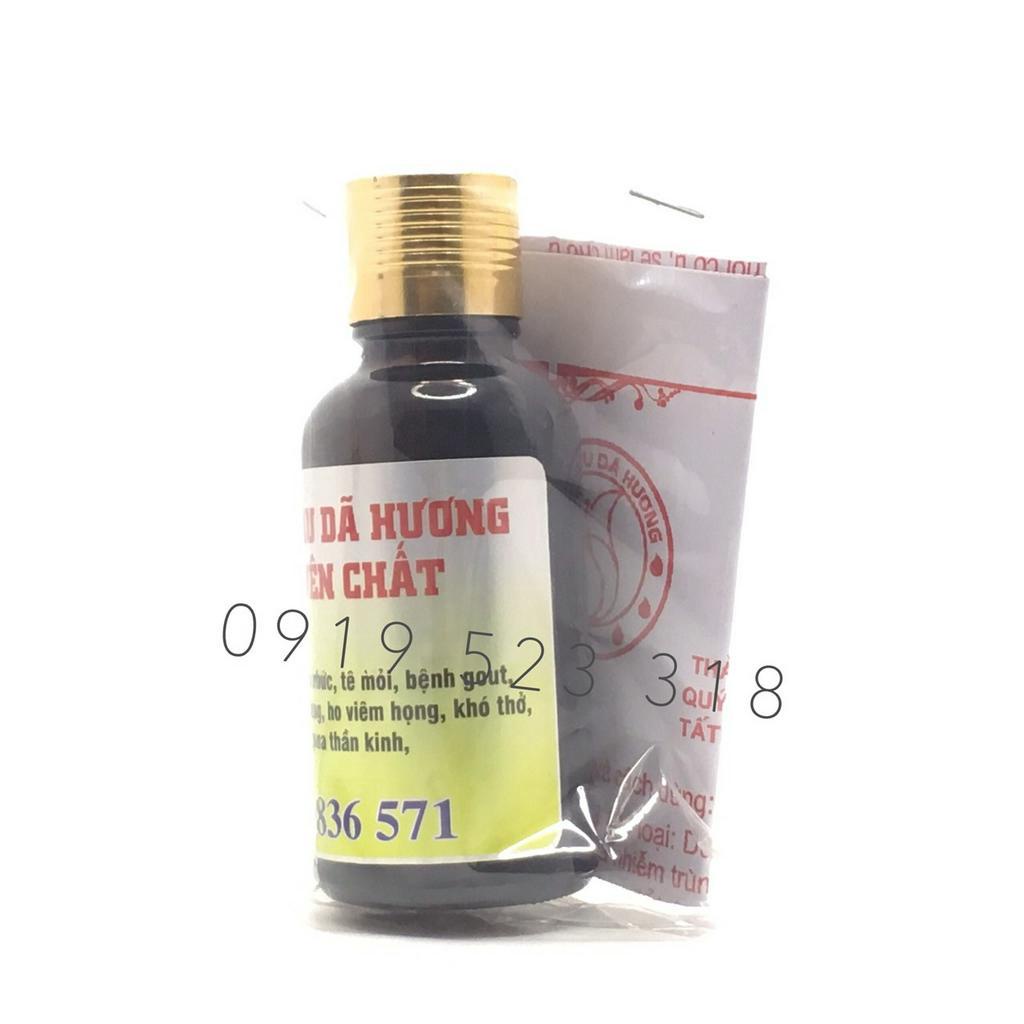 TINH DẦU DÃ HƯƠNG NGUYÊN CHẤT BÙI CHU